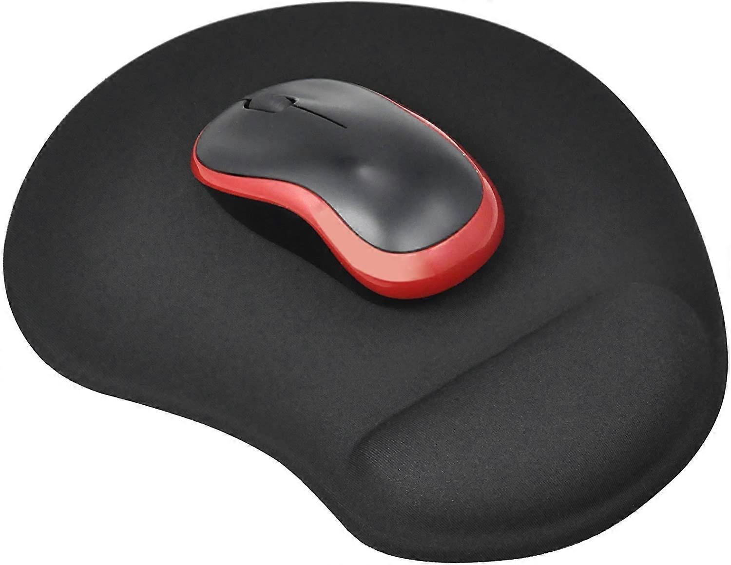 Black Mouse Pad/Pad with Comfort Pad Support