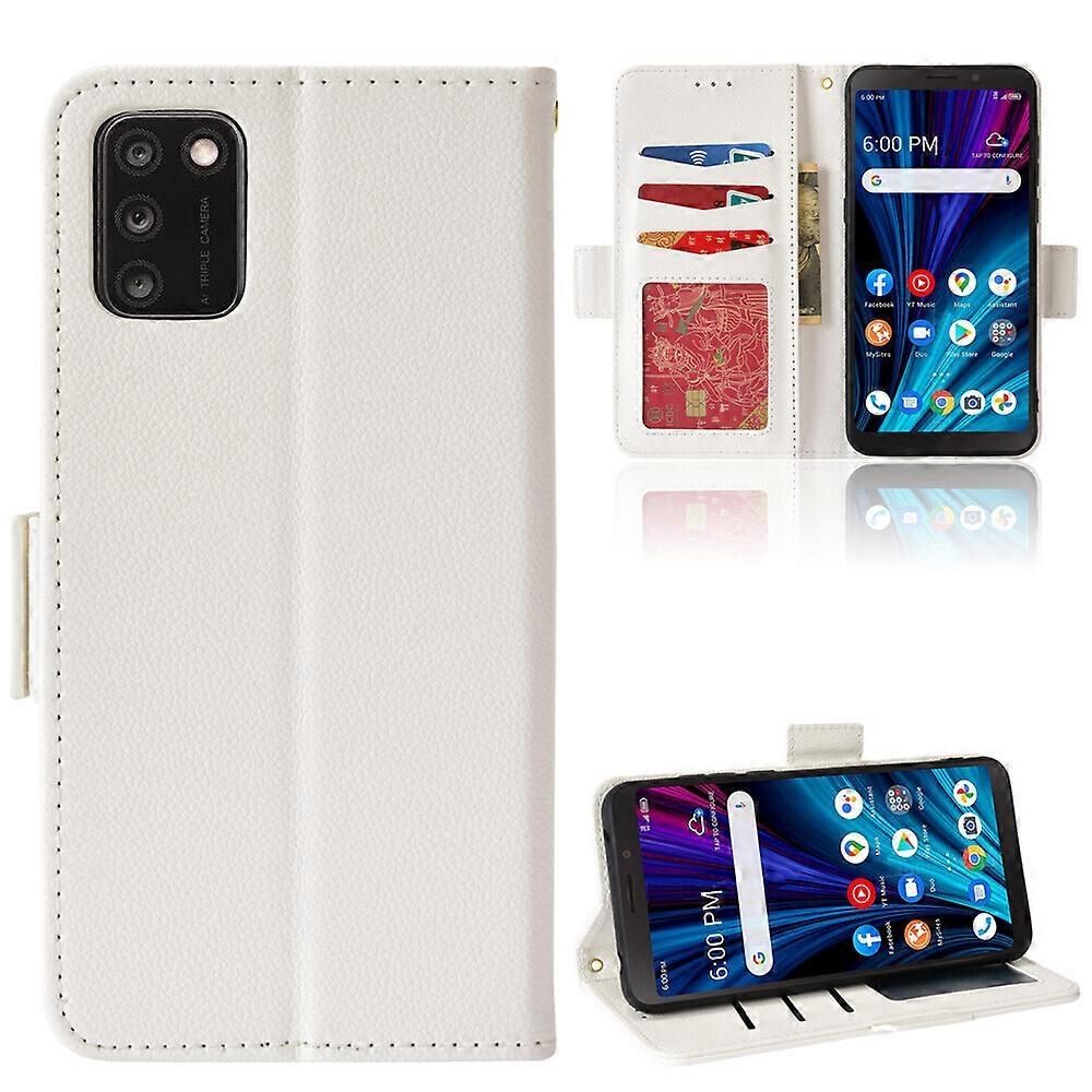 Case for TCL A3X Leather Flip Cover Card Slots Magnetic Closure Wallet Compatible with TCL A3X Case