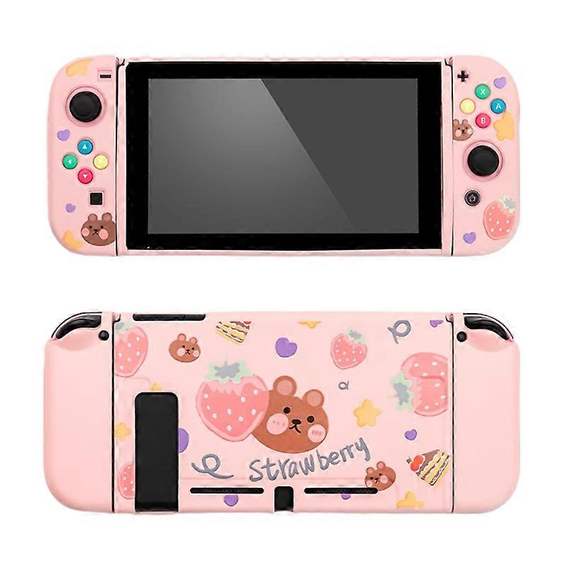 Für Nintent Switch Case Niedliche Cartoon Full Cover Shell Joy-Con Controller Shell H