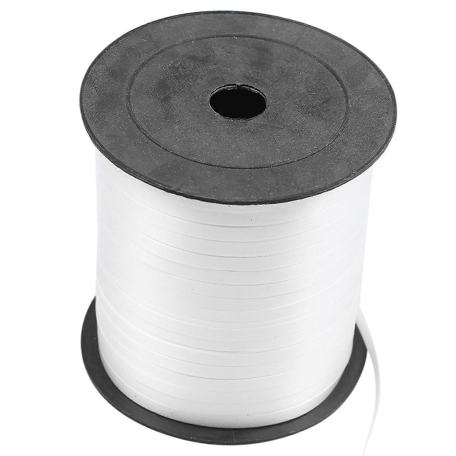 1 rouleau de ruban pour ballons 225 m 5 mm pour fête de mariage blanc