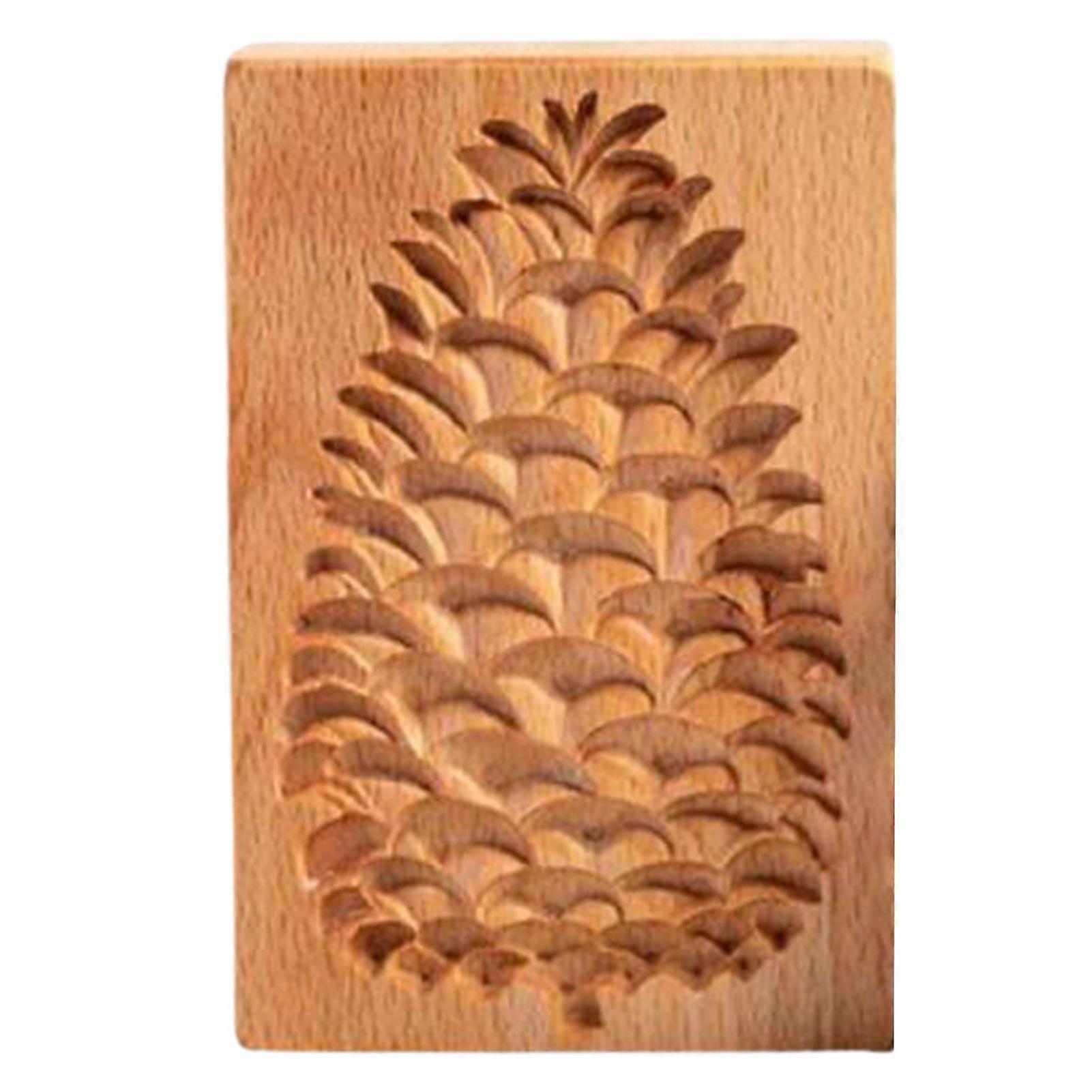 Handmade Wooden Cookie Cutter Mold Creative Shape Food-Safe Variety of Embossing Designs for Biscuits Gingerbread Jikaixiang