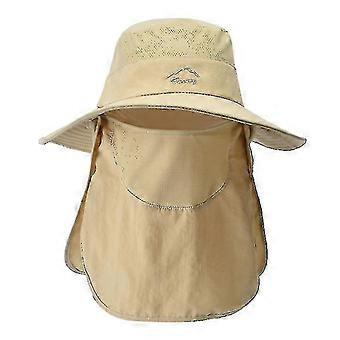 Hat Anti Uv Sun Voksen Åndbar Sommer Spand Hat Mænd Bred Rand Hat Fiskeri Eventyr Vandreture Multif