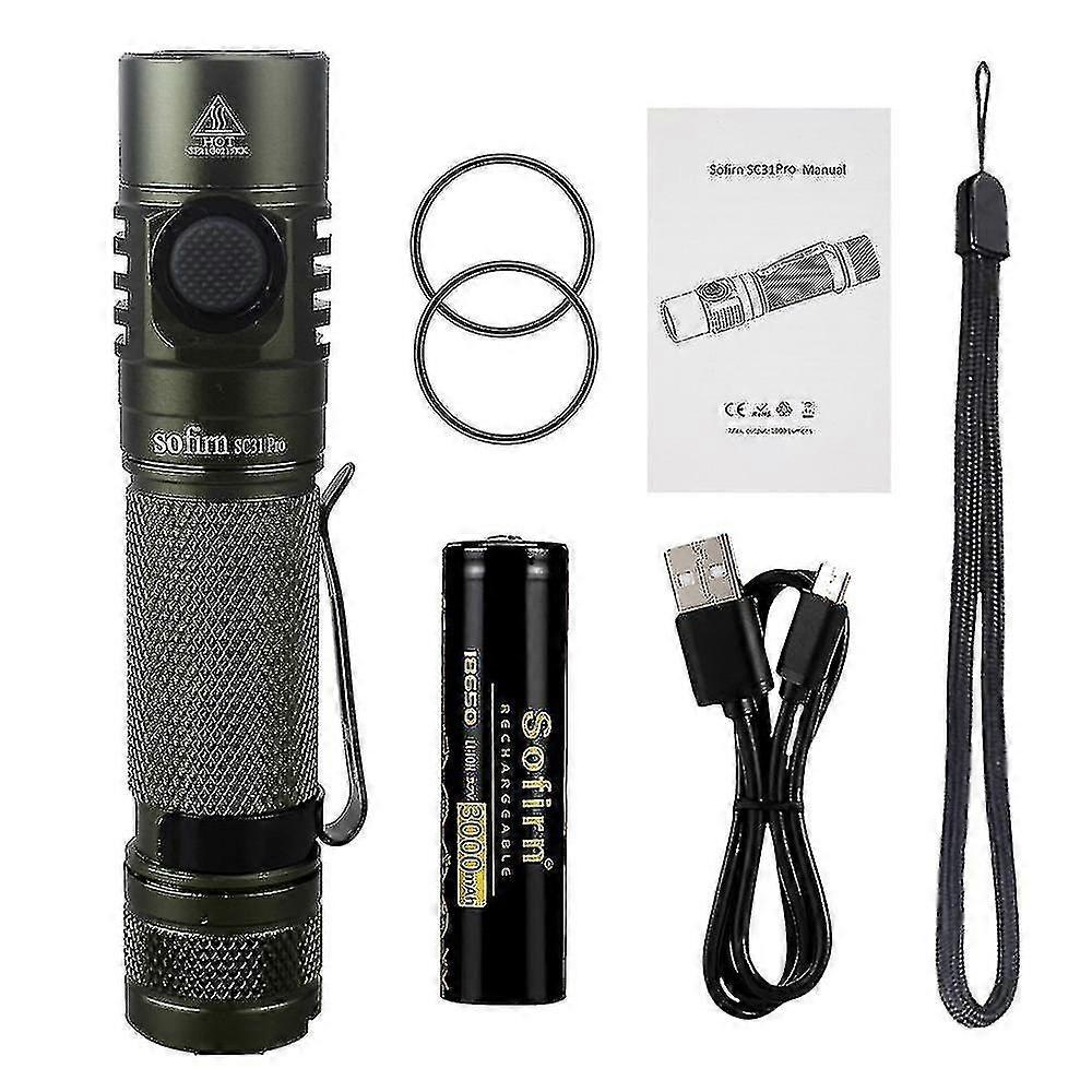 Sofirn Sc31 Pro 2000lm Rechargeable Usb C Led Flashlight