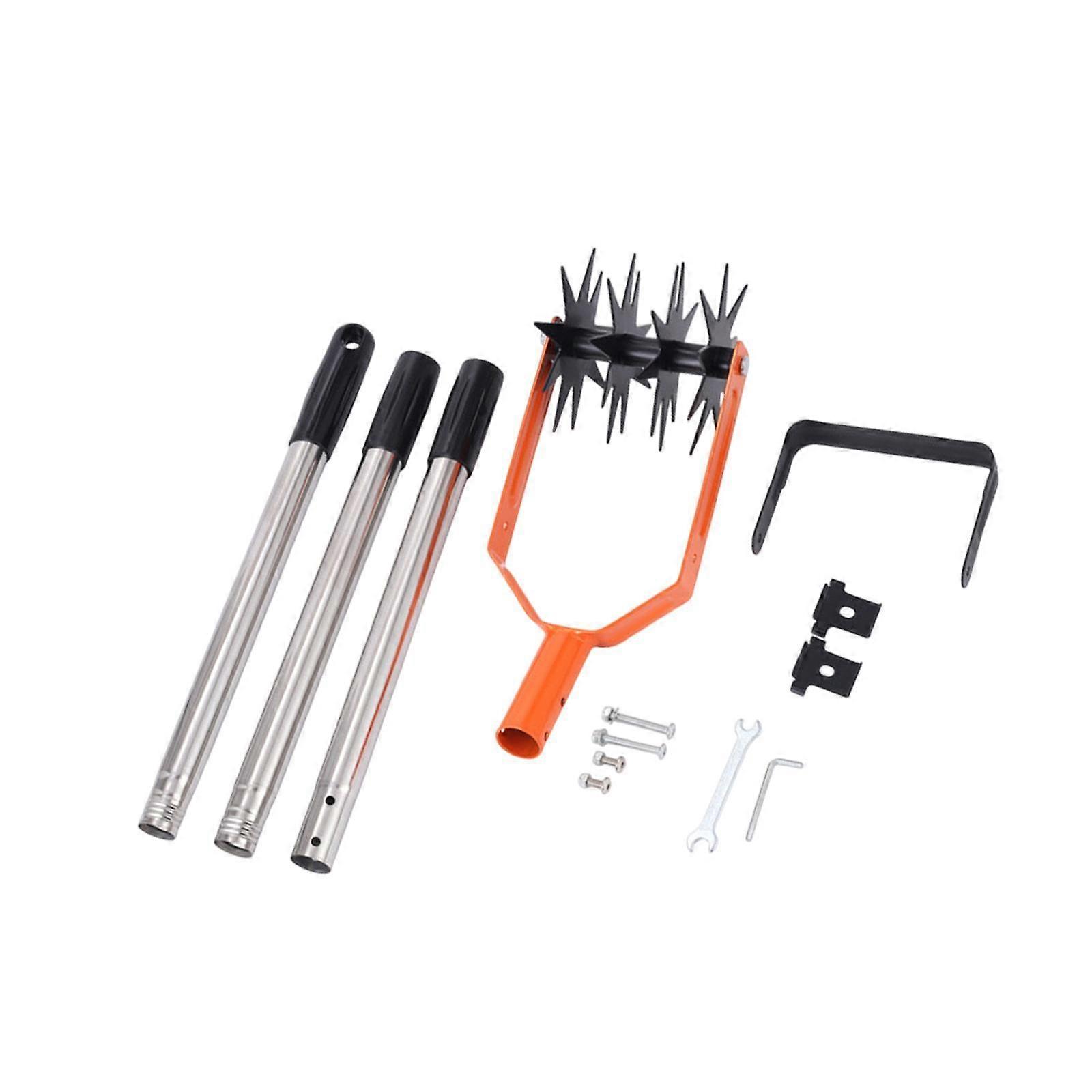 Garden Tiller Manual Grass Edger Lawn Edger Tool for Park Garden Landscaping 146cm