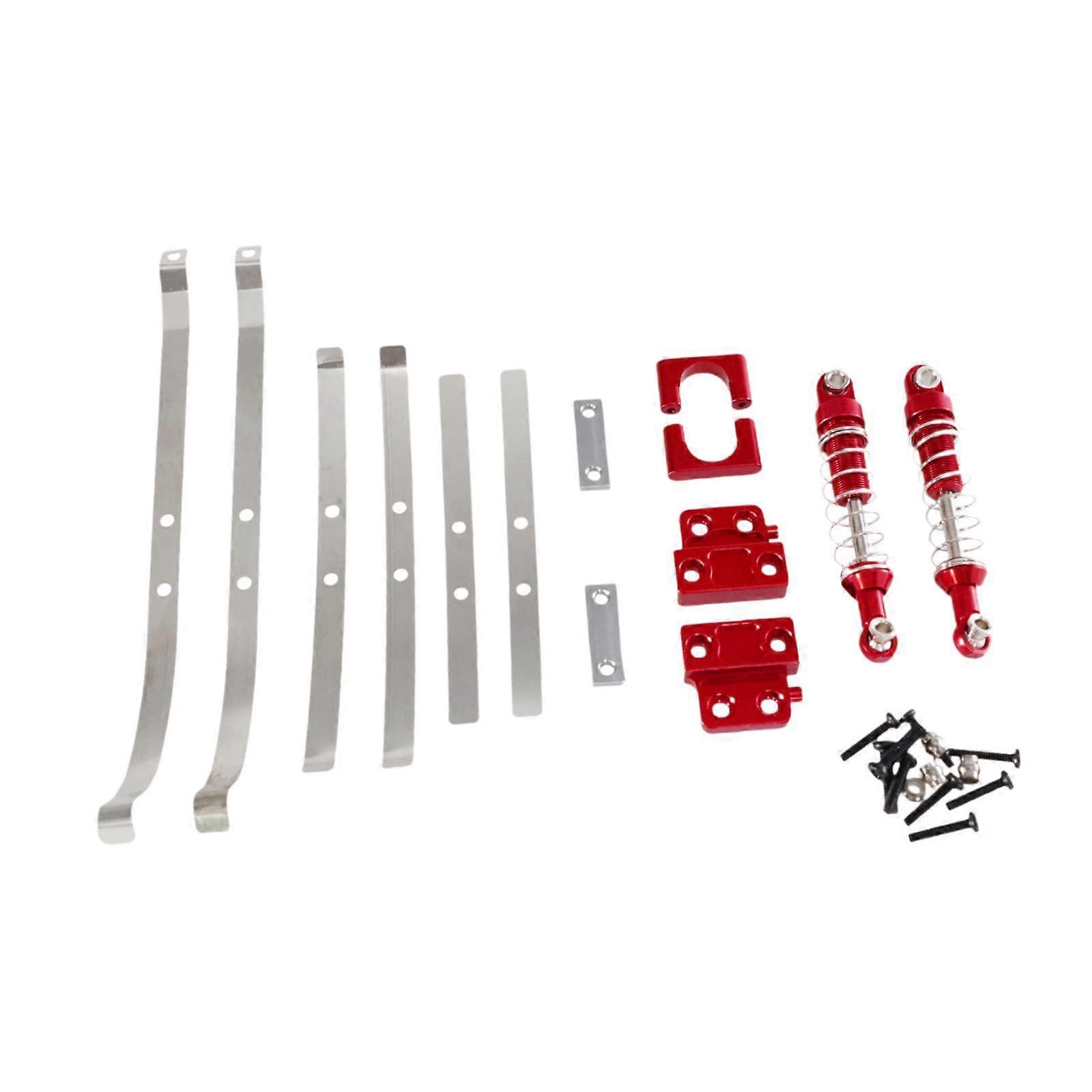 RC Car Upgrade Parts DIY Modified Replacement Parts for 1/12 RC MN82 Vehicle red