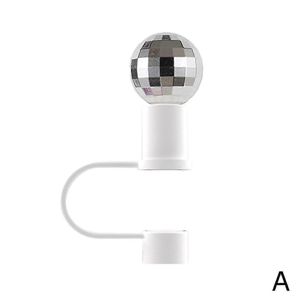 Disco Ball Silicone Straw Cover Cap for Stanley Cup Antidust Straw Toppers