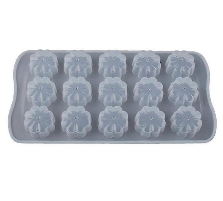 15 Grid Flower Meiduo Silicone Chocolate Model Ice Tray Mold