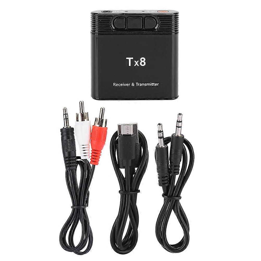 2 in 1 Bluetooth 5.0 o Transmitter & Receiver Adapter for PC & Smartphone, 33ft Range