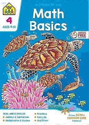 School Zone Math Basics Grade 4 Workbook