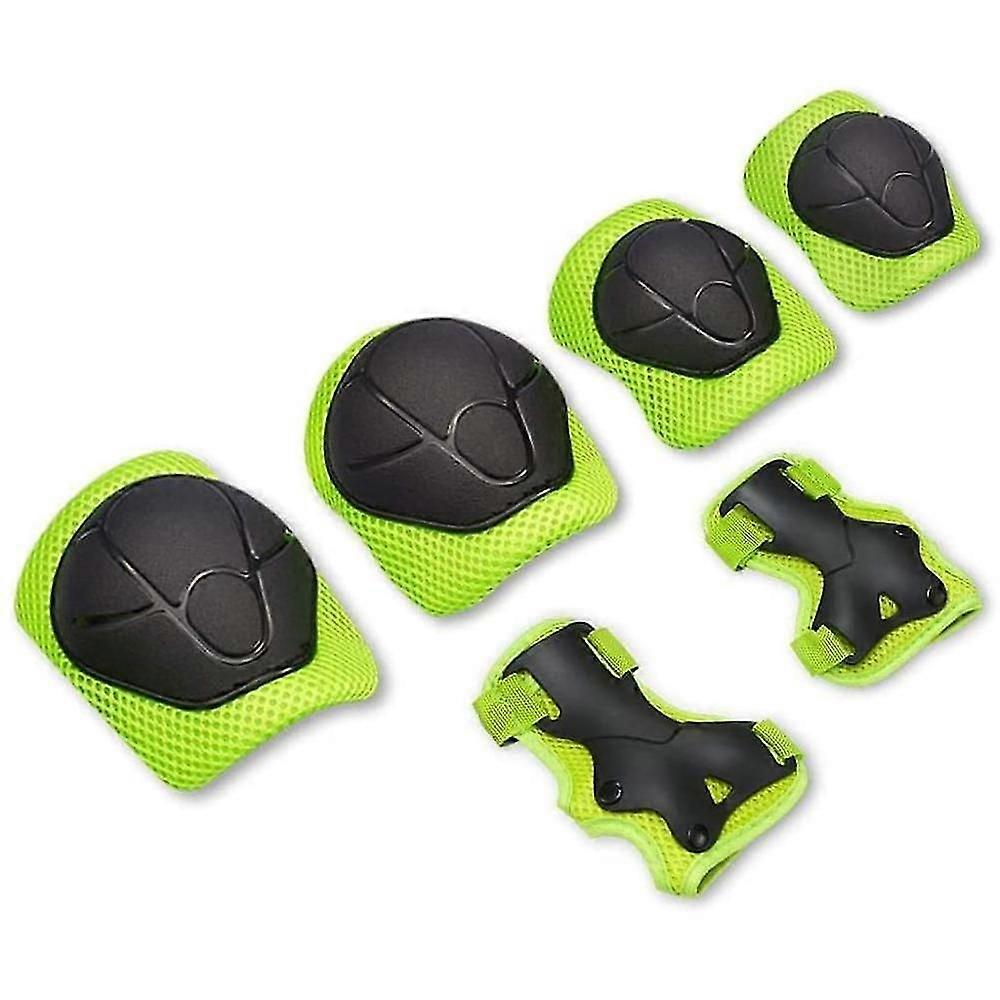 Set di ginocchiere per bambini 6 in 1 Equipaggiamento protettivo Set di ginocchiere per bambini Set di gomitiere Set di ingranaggi protettivi per