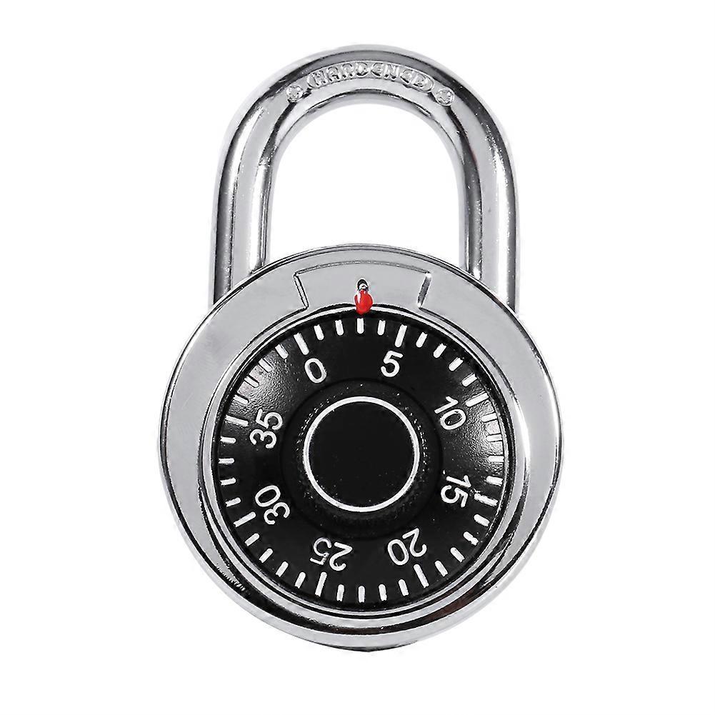 Rotary Padlock Digit Combination Code Lock Safe Round Dial Number Luggage Suitcase Security
