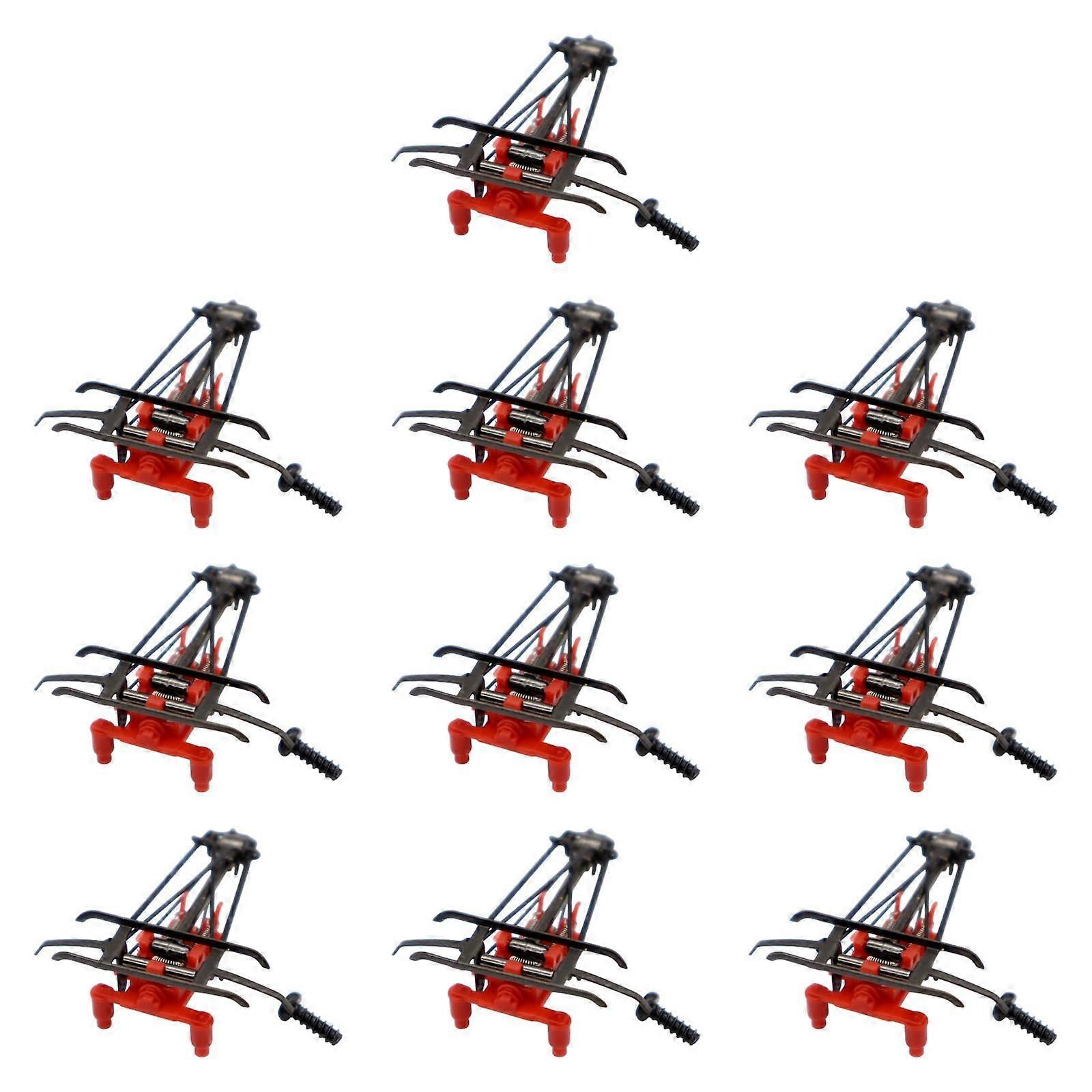 10個1:87アームパンタグラフボウ金属列車鉄道模型用アクセサリー