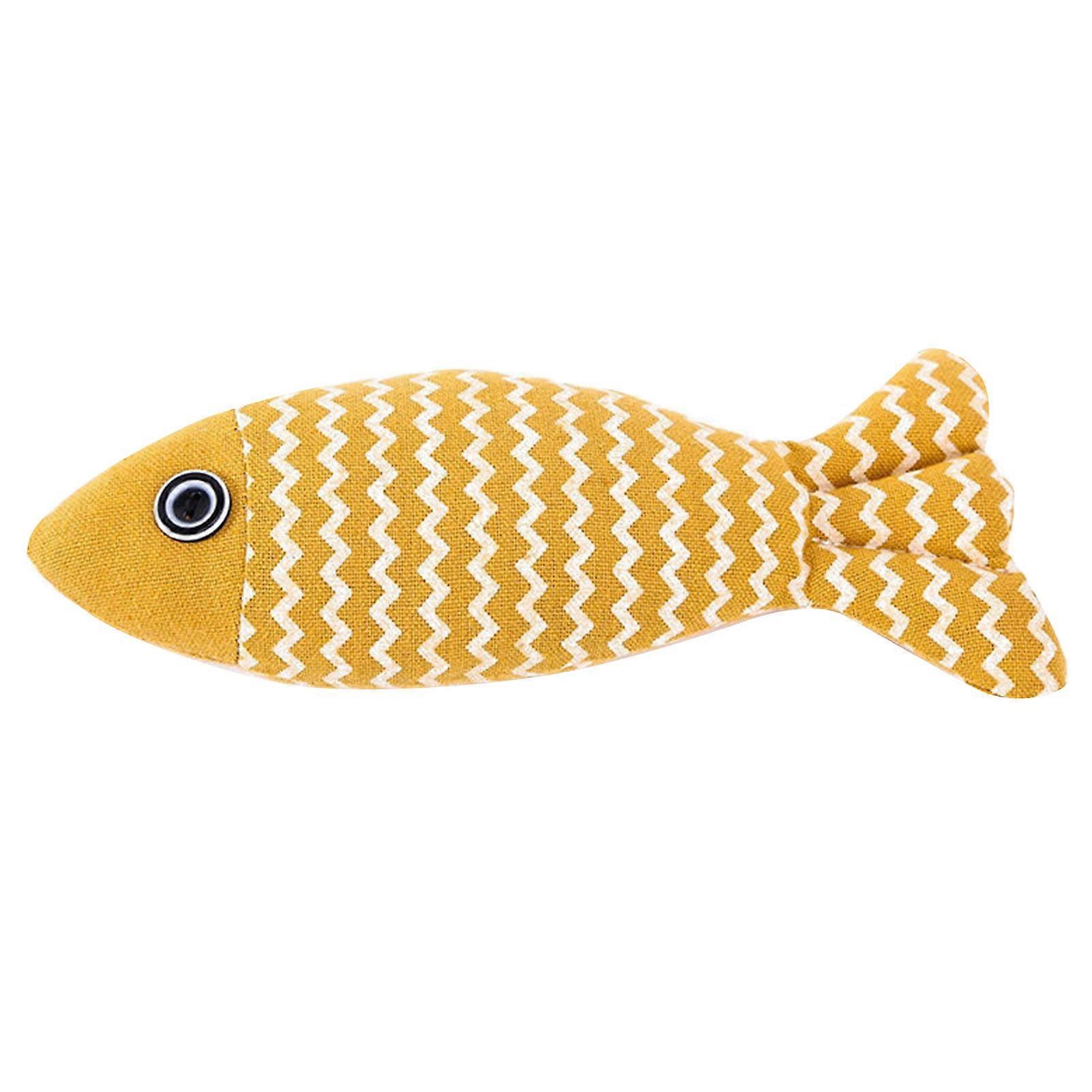 Fish-Shaped Cat Toy, Interactive Catnip Chewing Toy for Kittens