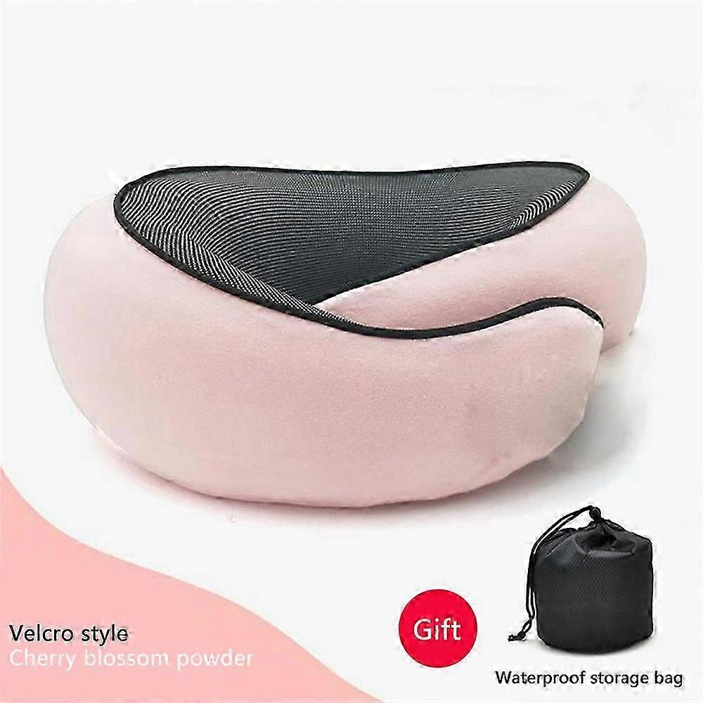 Safety Neck Pillow For Travel Memory Foam Comfortable Breathable Soft Ushaped