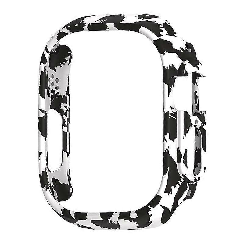 For Apple Watch Ultra 49mm PC Hollow Electroplating Protective Case