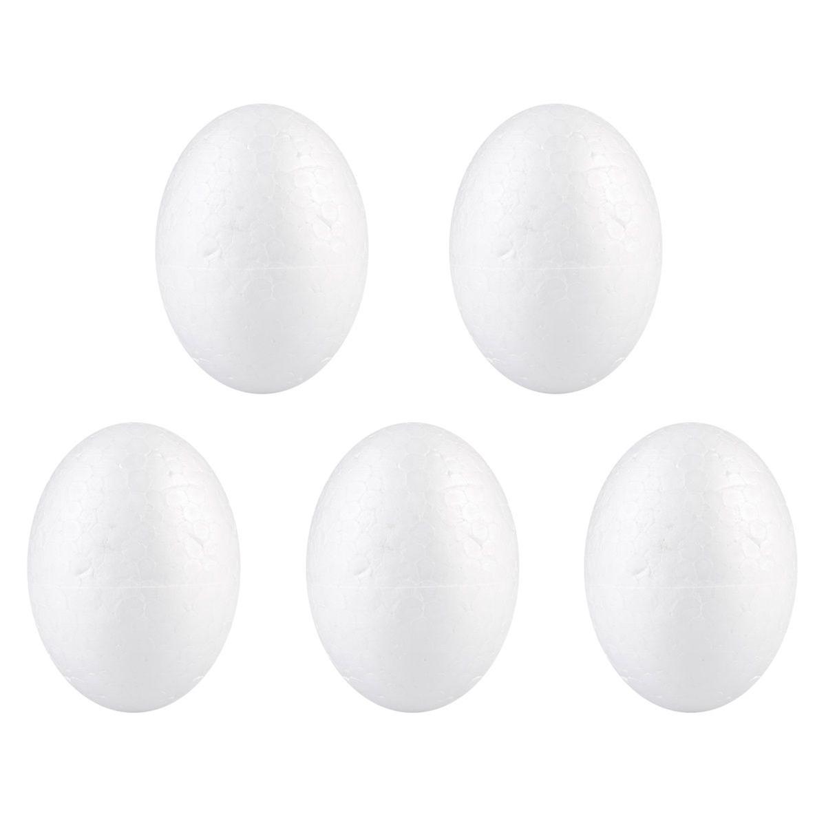 50pcs 6cm Durafoam Eggs DIY Easter Egg Crafts Eggs Multi-function Eggs