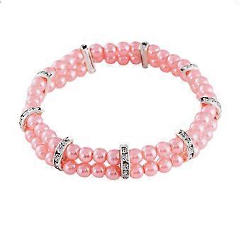 2 Rows Pet Jewelry Cute Cat Collar with  Fancy Dog Collar Necklace with Rhinestones Pearls Charms for Small Dogs Girl Puppy Female Chihuahua Yorkie Gi