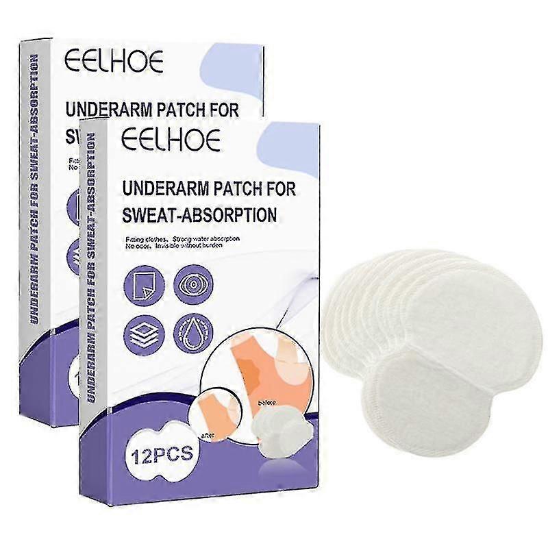 24pcs Sweat Pad Antiperspirant Underarm Armpit Guard Sheet Shield Fresh Single Use