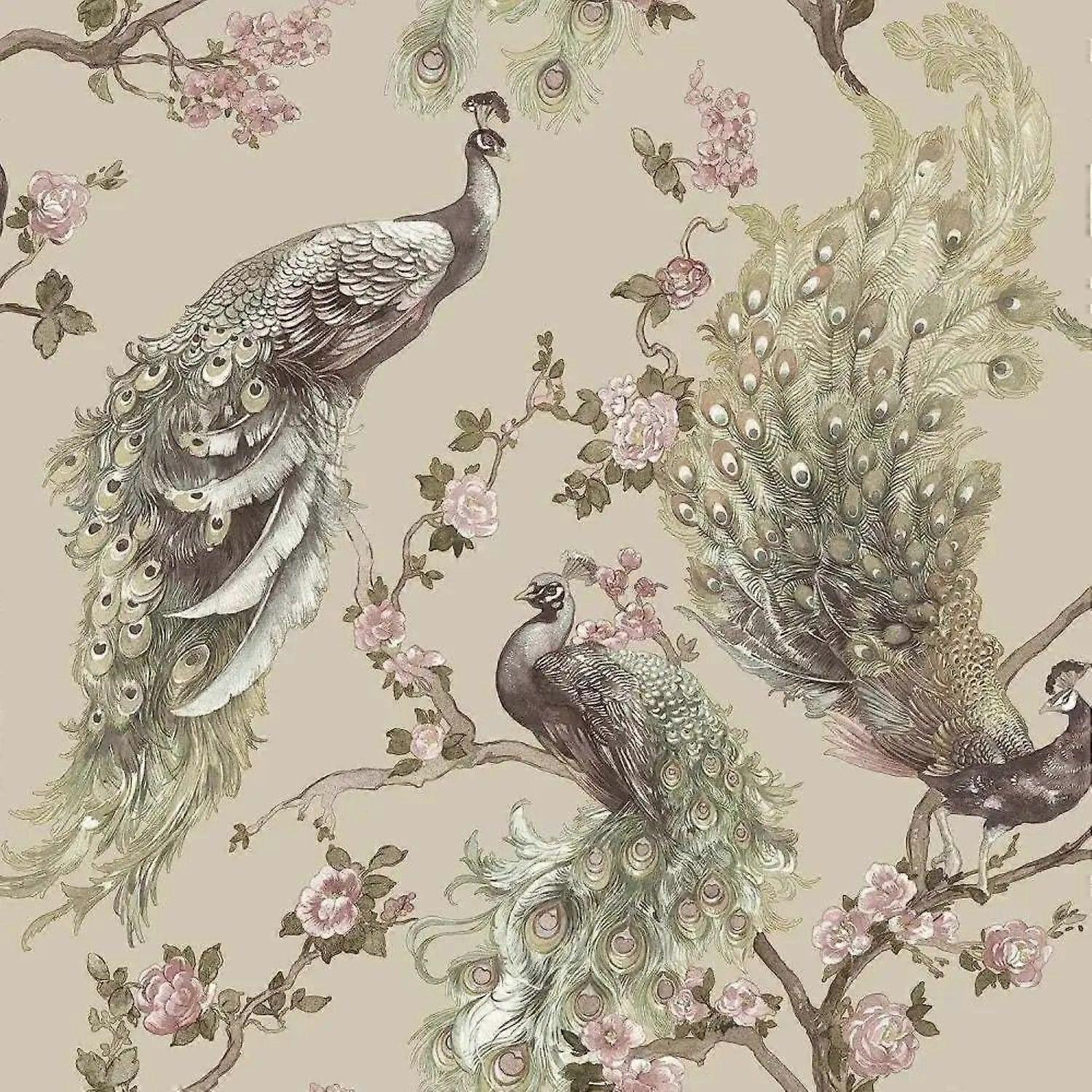 Holden Menali Peacock Beige Wallpaper