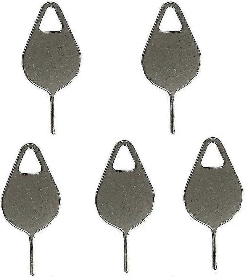 5PCS Sim Pin Ejector Card Removal Tray Opening Tool Compatible with Samsung Galaxy, All Other iPhone, HTC Phone Models
