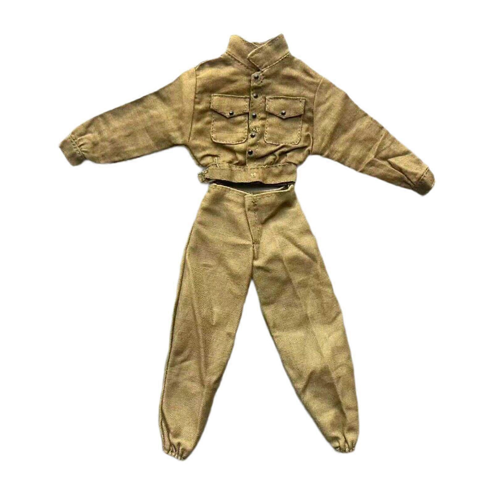 2x 1/6 uniforme complet ensemble miniature vêtements pour 12 pouces figures masculines modèle de poupée