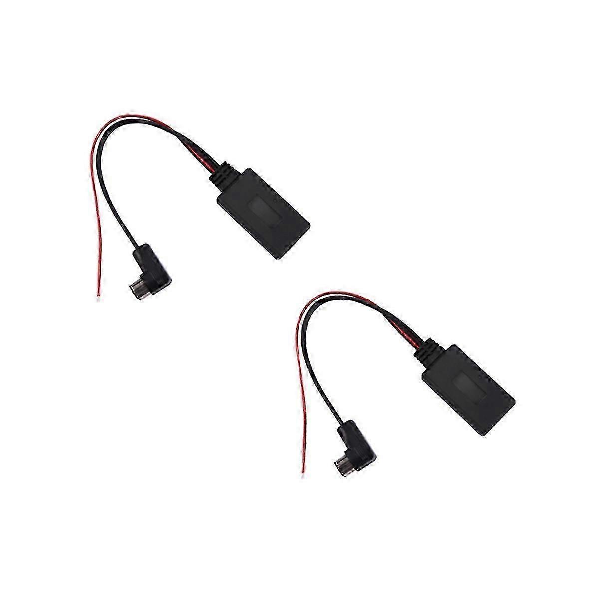 2 Pcs Car Bluetooth Audio Receiver For Pioneer Ip-bus 11pin Bluetooth Aux Receiver Adapter