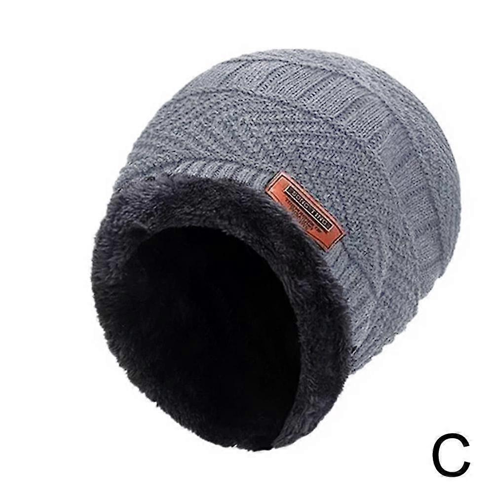 Erkek Kadın Kış Bere Şapka Atkı Seti Sıcak Örgü Şapka Kalın Polar Astarlı Kap