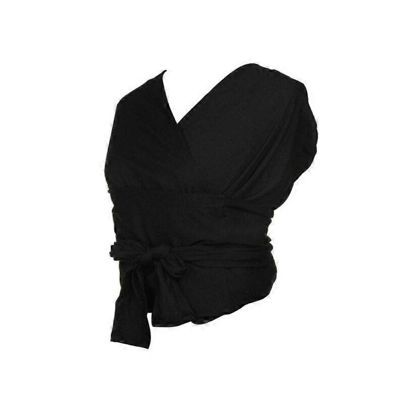 Été doux Bébé Écharpe De Coton Pur Croix Simple Sling Couleur Unie En X Devant