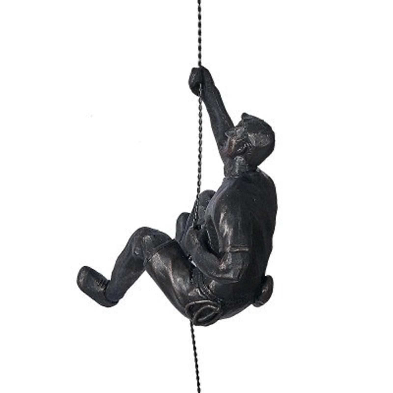 Wall Decoration Nordic Style Retro Man Climbing Wall Background Wall Decorations Hanging Statue