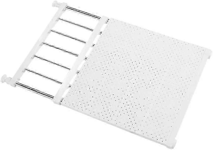 Expandable Shelf Adjustable Metal Storage Rack Cabinet DIY Divider Separator for Kitchen Bathroom