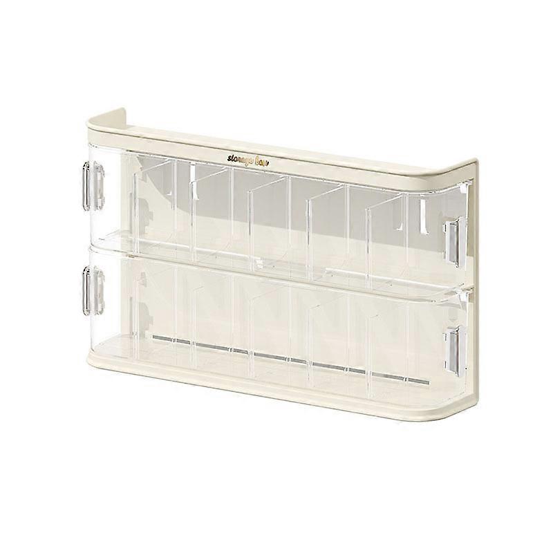 Wall-Mounted Drawer Organizer Multi-Layer Drawer Organizer Cable Storage Box Removable Clear Underwear Data Cable Storage Box