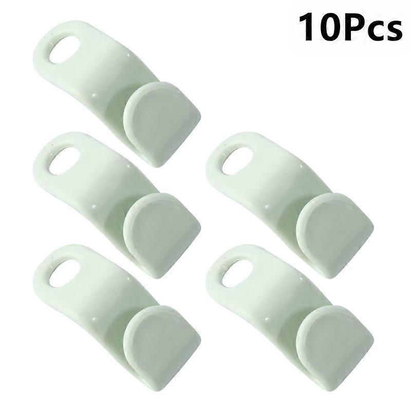 10pcs Mini Clothes Hanger for Closet Connector Hooks Cascading Plastic Wardrobe Coat Organizer Rack Holder Space Saving