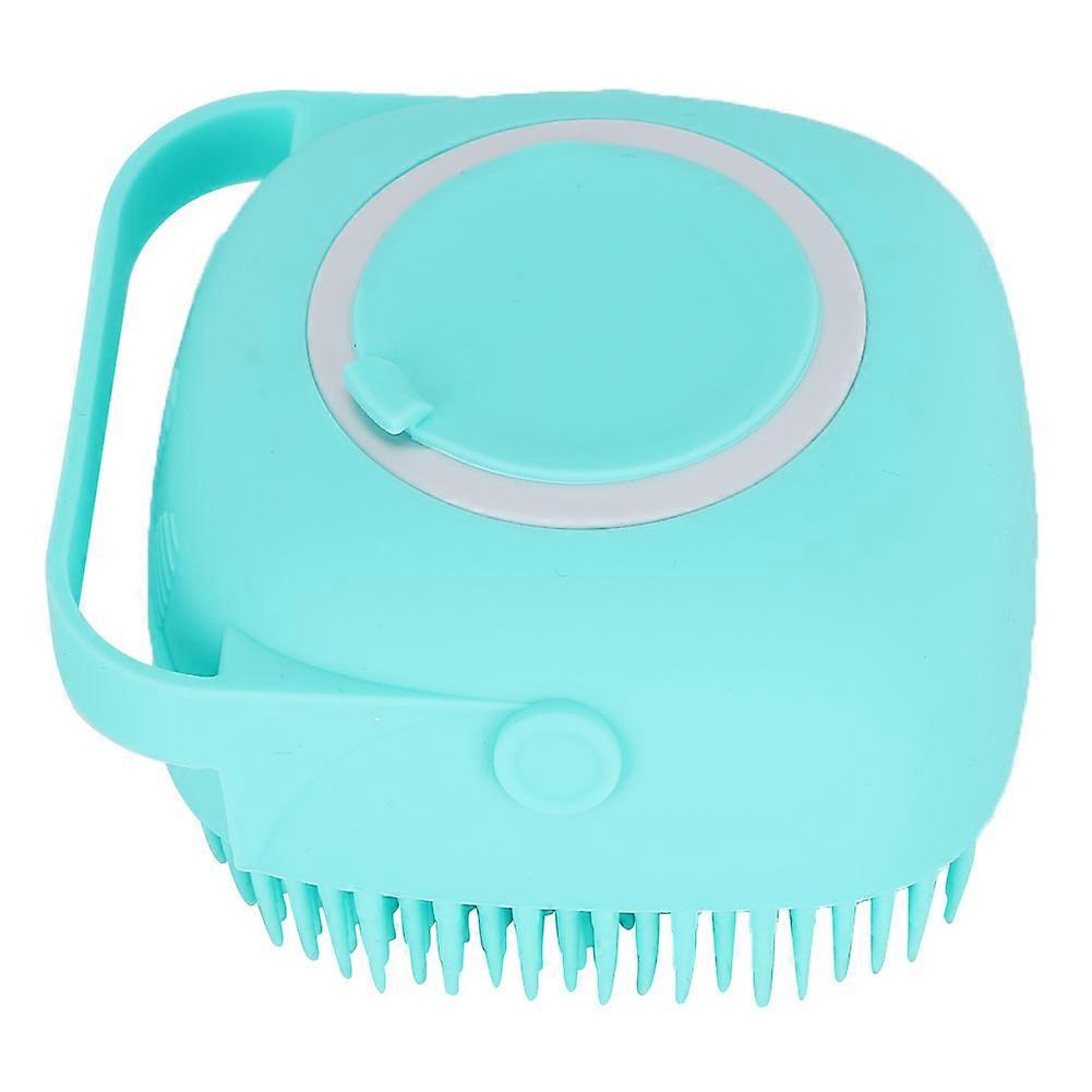 Multi-Functional Silicone Pet Bath Brush for Dogs and Cats, Soft Bristles, Ergonomic Design, Easy Grip Handle