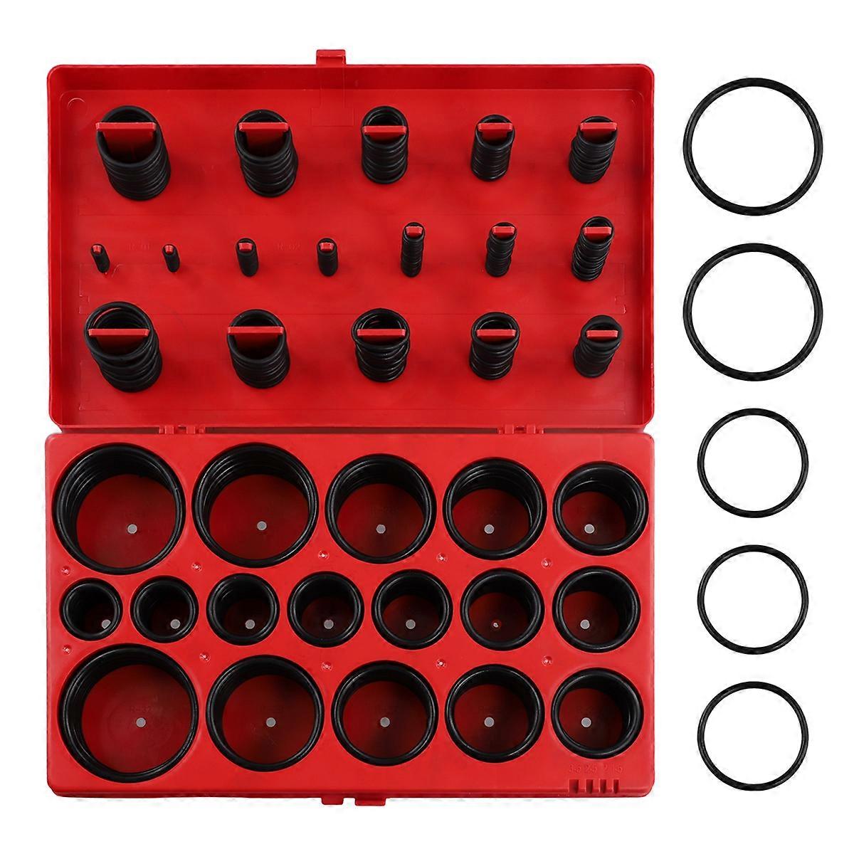 419PCS Set Universal O-Ring Assortment 32 Size Nitrile Rubber Ring Seal Asket for Plumbing Automotiv
