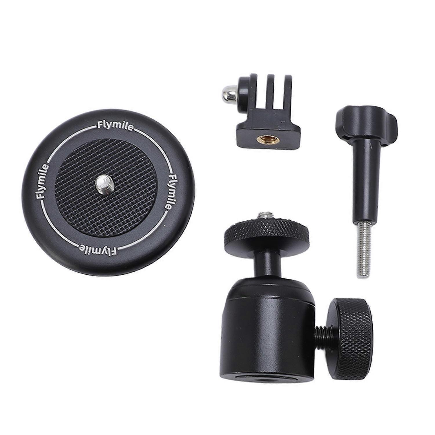 360 Degree Rotating Camera Holder Round Disk Magnetic Mount Portable Mounting Stand for Action 5 Rot