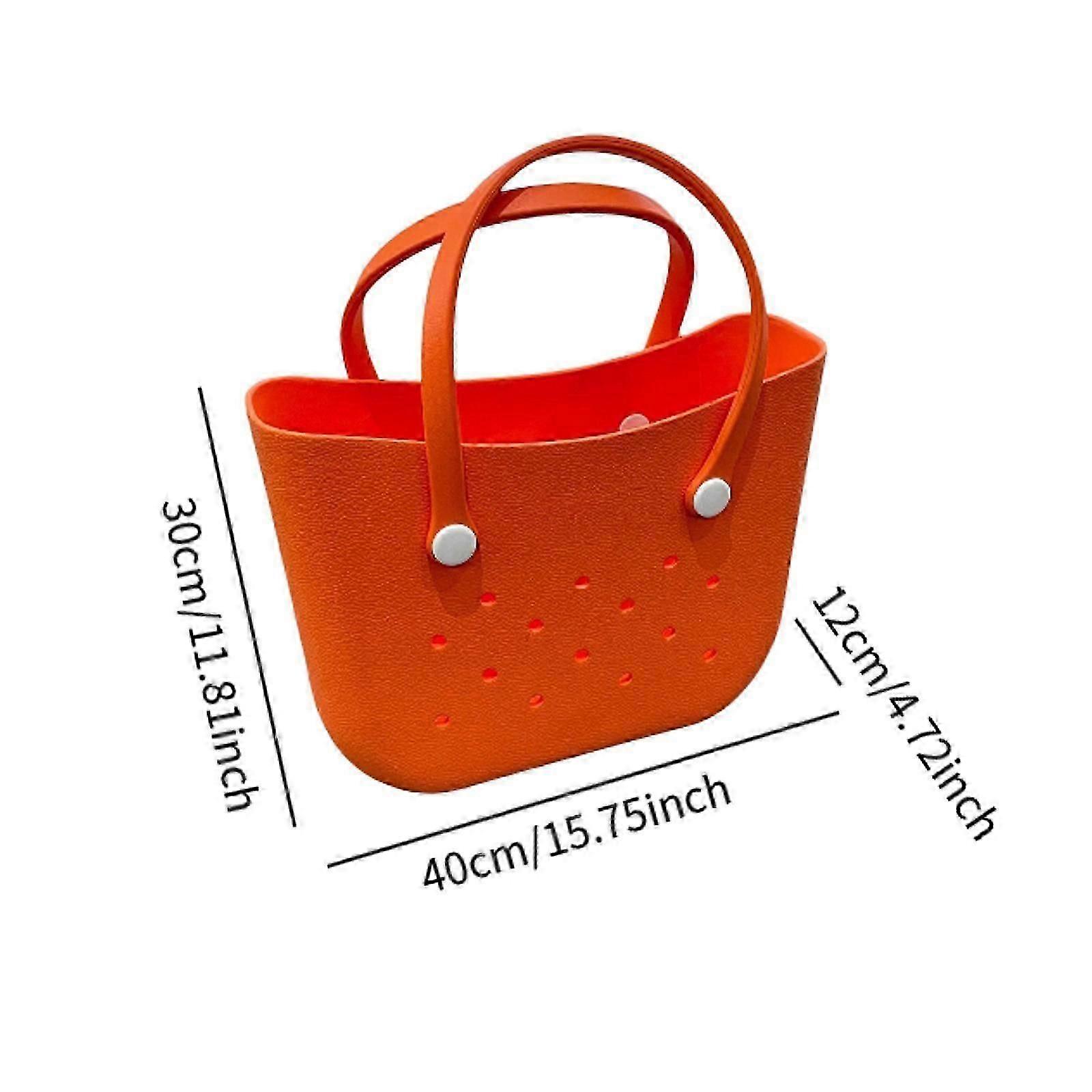 Handbag Waterproof Fashion Easy to Clean Portable Beach Pouch Beach Hole Bag