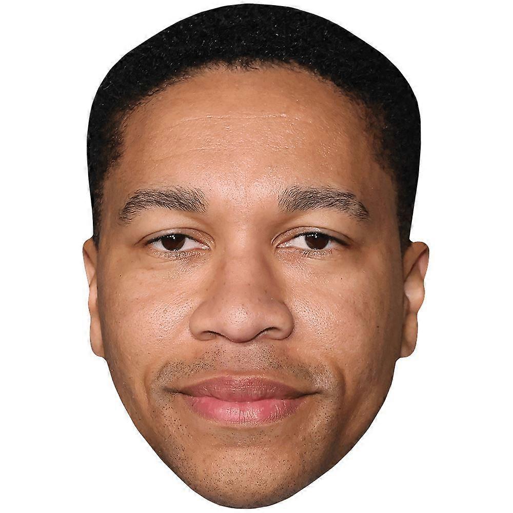 Aaron Moten (Smile) Celebrity Mask, Flat Card Face