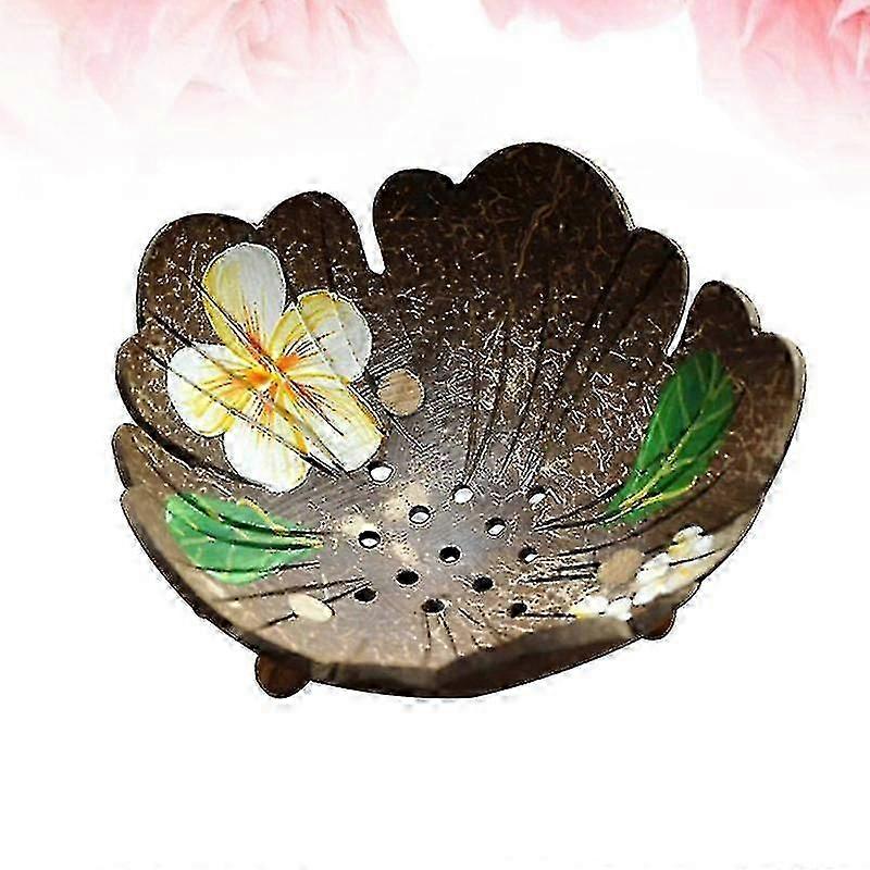 1pcs Soap Dishes, Coconut Shell Soap Holder