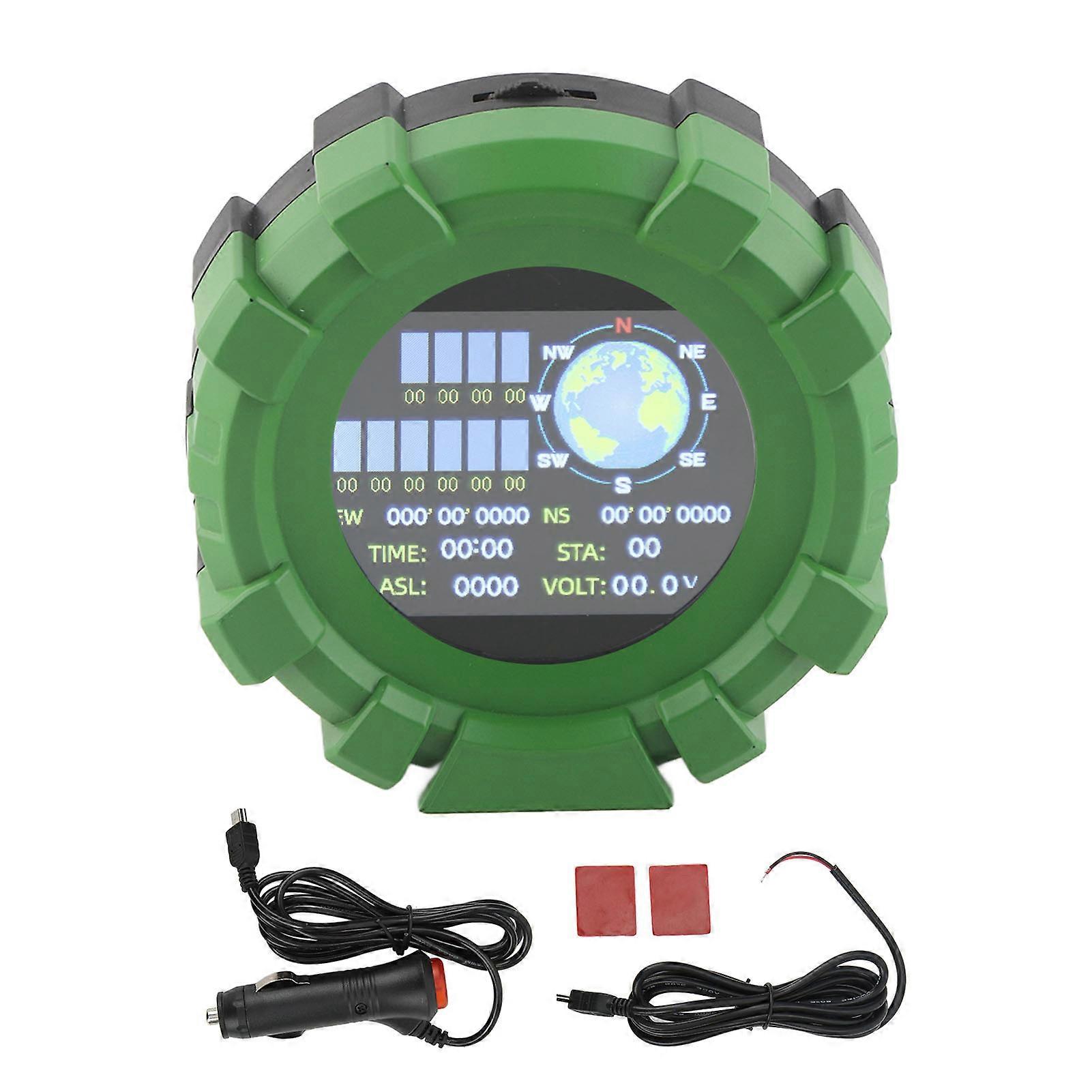 Car HUD Display Smart Altitude Compass Driving Miles Driving Time Car Speedometer for Vehicle