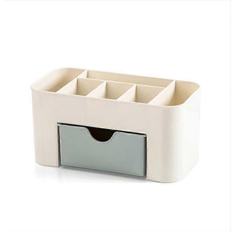 Makeup Organizer with Drawer and Case for Storing Brushes and Lipsticks, Acrylic and Plastic Material