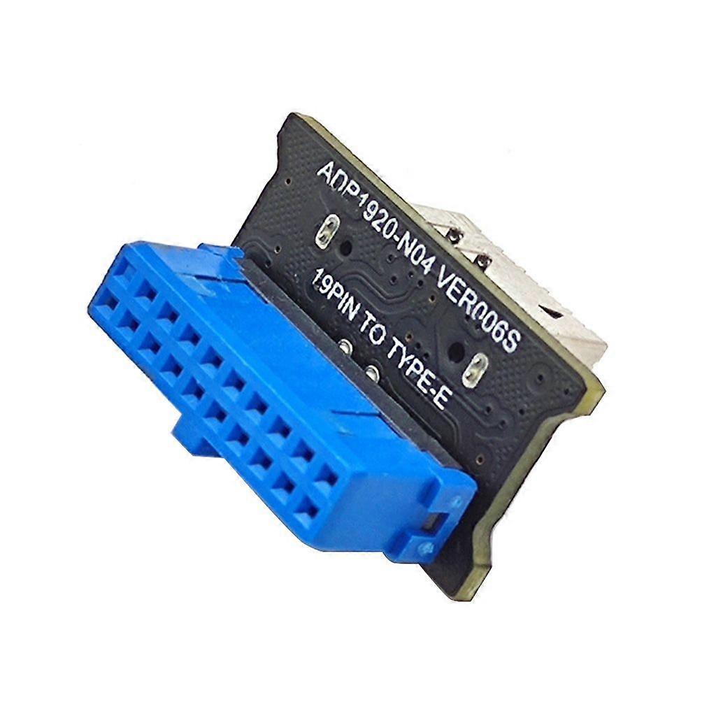 USB 3.0 19 Pin Header to USB 3.1 Type-E Type-C 20 Pin A-Key Header Front Panel
