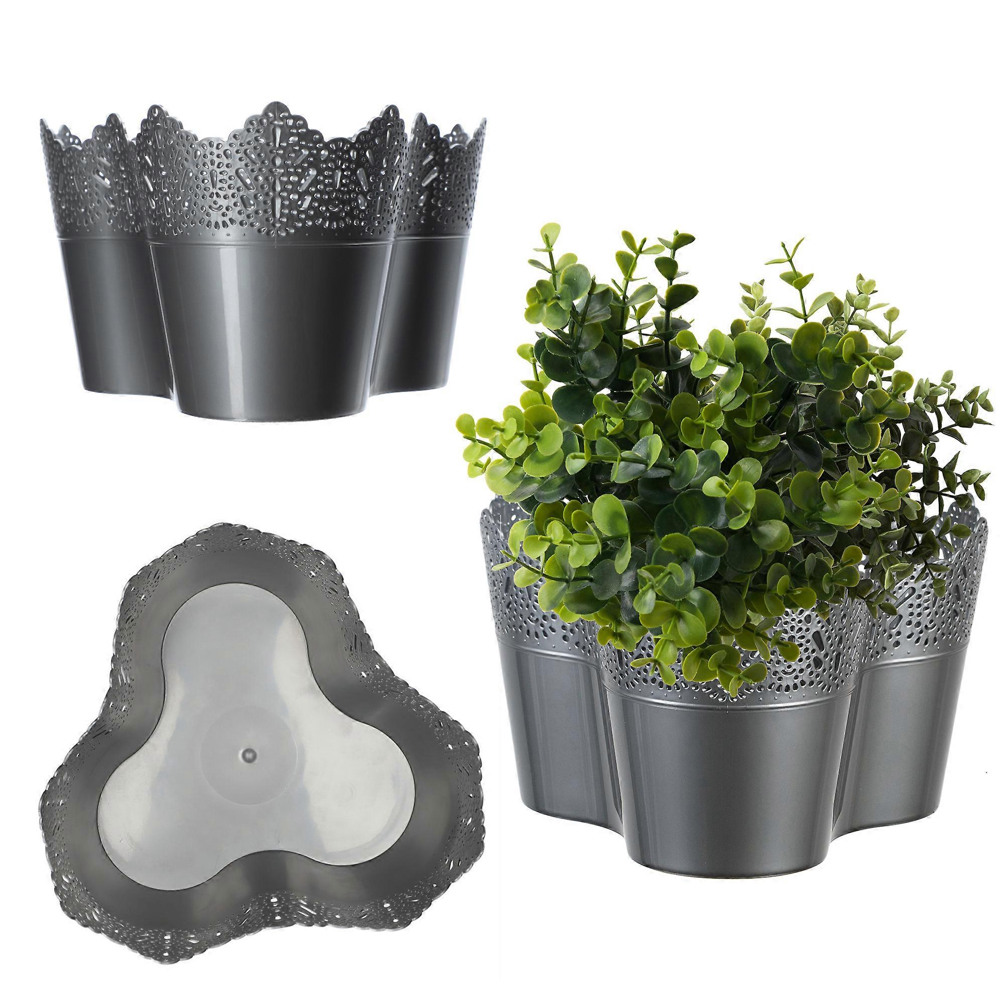 KADAX Blumentopf Abdeckung Dreieckiger Blumentopf 