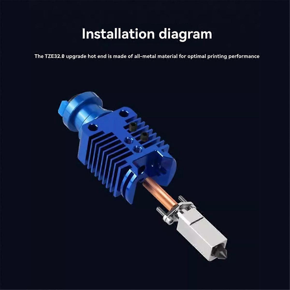 3D Printer Upgrade -E3-2.0 HotEnd Extruder Kit High-Speed Printing for 3 3 Pro 2.4