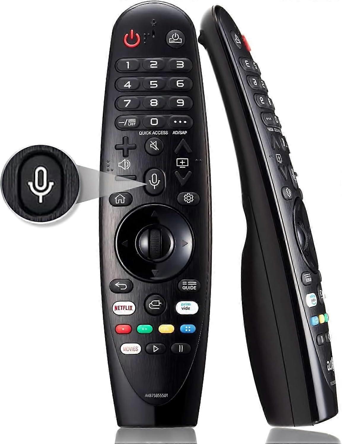 Voice Magic Remote Control for LG Smart TV MR19BA MR18BA MR650A AN-MR20GA with Pointer Function