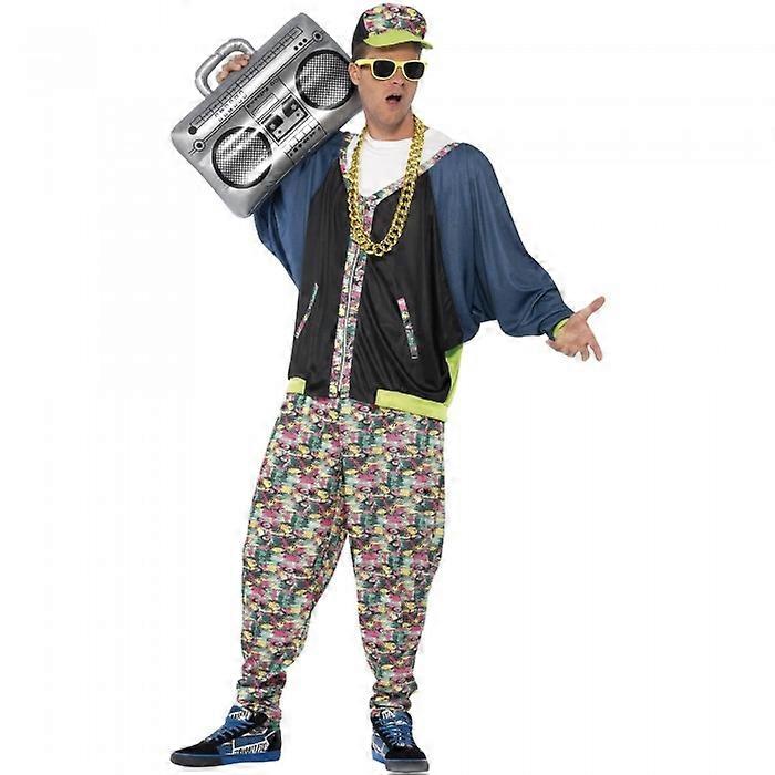 Smiffys 80s Hip Hop Patterned Costume