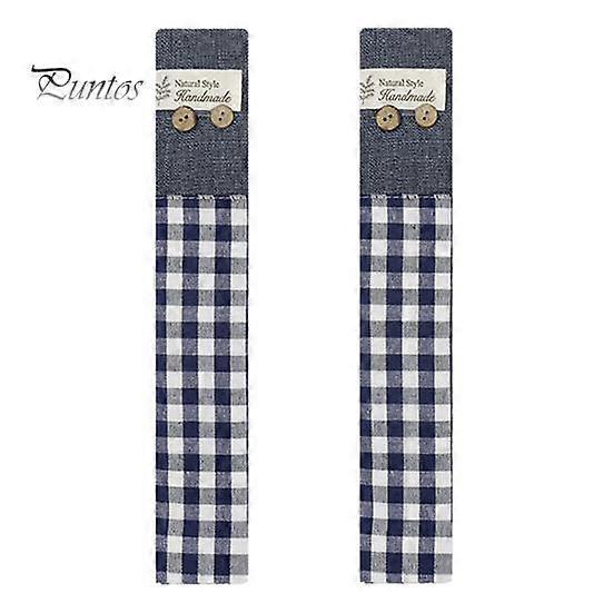 1 Pair Reusable Fabric Refrigerator Handle Gloves Branch Grape Pattern Double-door Fridge Door Handle Sleeve Home Tool Accessories