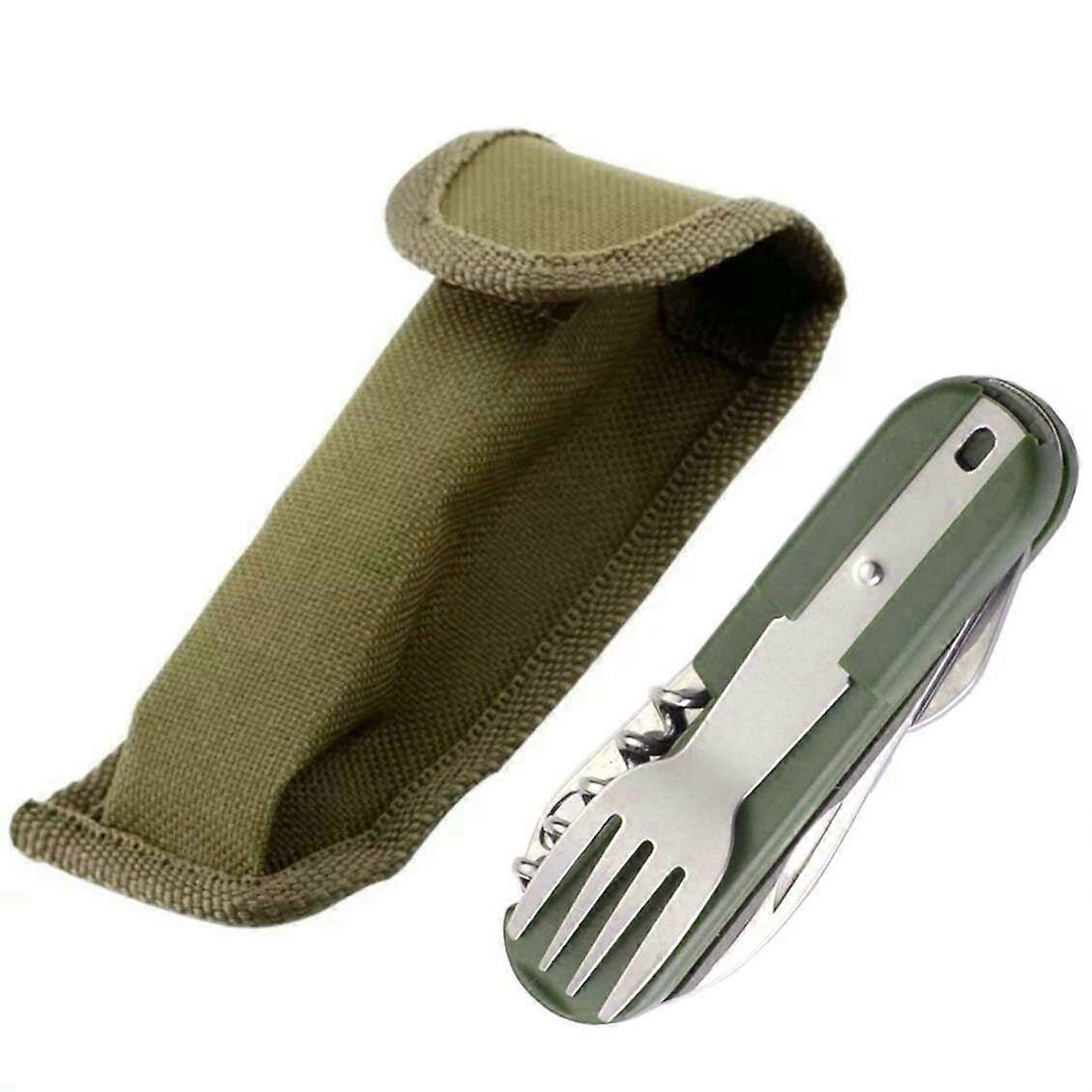 SY-FT008 7-in-1 Multifunctional Camping Folding Tableware