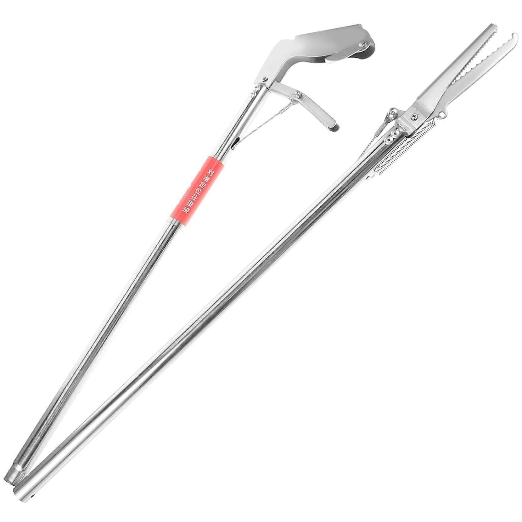 Snake Sticks Folding Snake Catcher Clip 39 Inch Adjustable Snake Grabber Tool with Non-Slip Grip Clamp