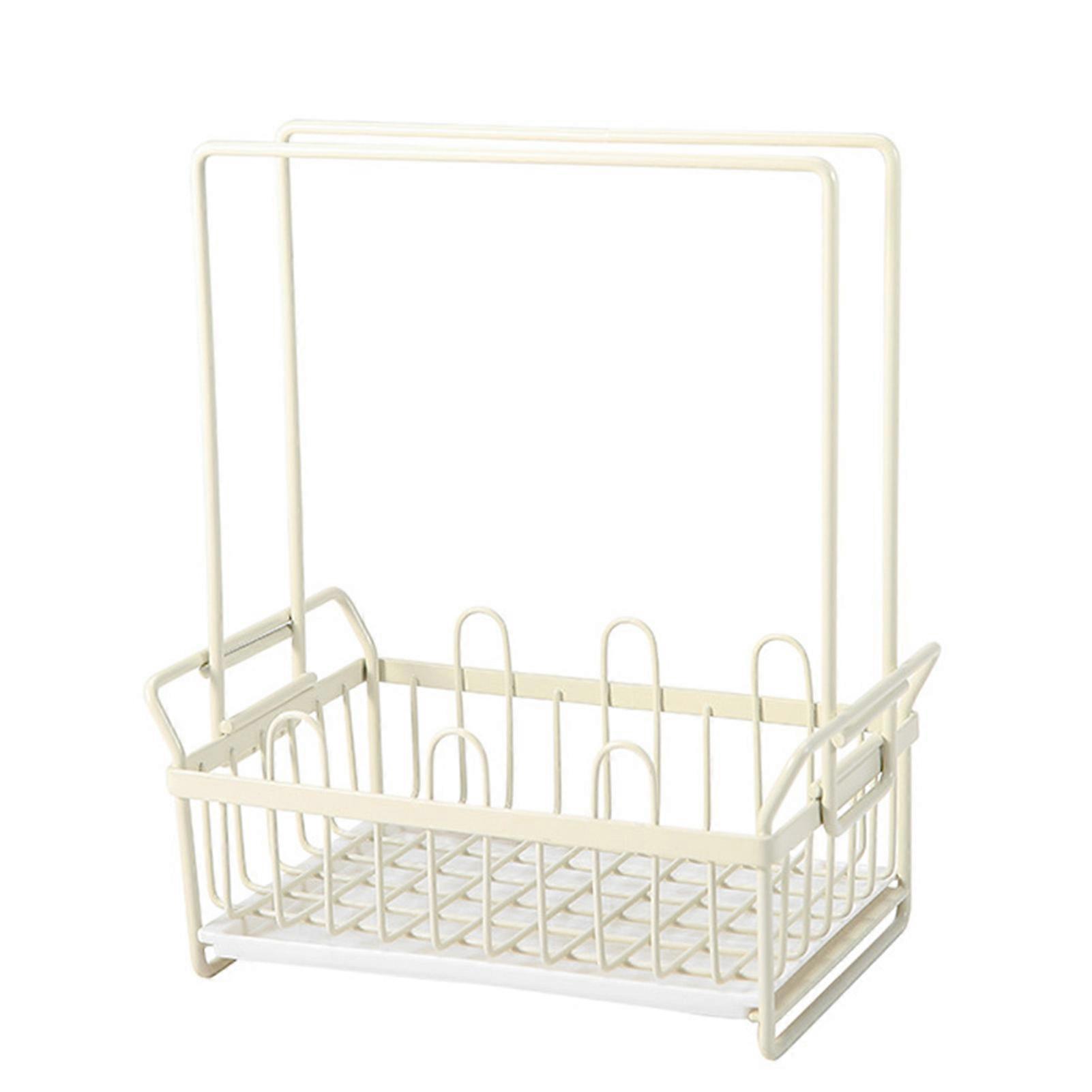 Rag Dishcloth Drying Rack Sink Faucet Detergent Sponge Holder Organizer for Kitchen Countertop