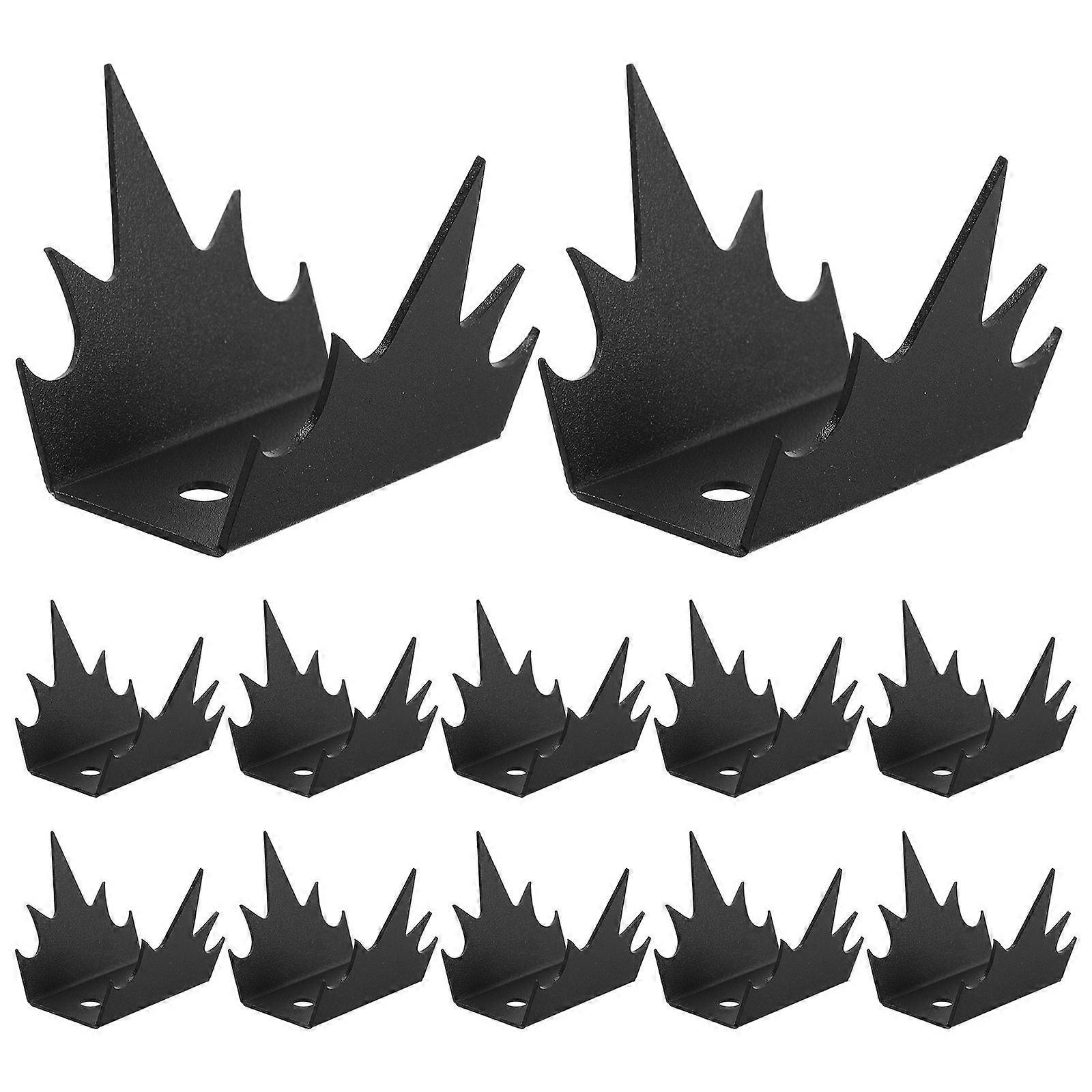 1 Set of Wall Fence Spikes Anti Climb Spikes Fence Deterrent Spikes Garden Fence Spikes